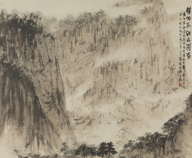 《待細(xì)把江山圖畫》100×111.5cm，1961年